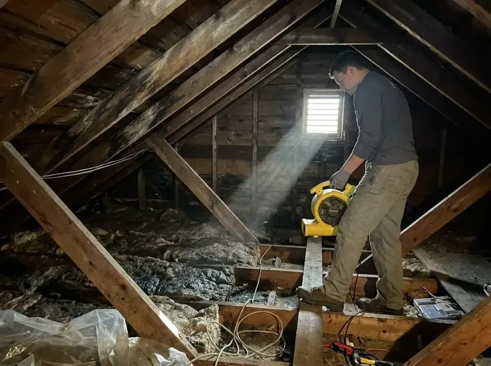 attic-water-damage-drying-proc-007 — frequently asked questions, Emergency Water Extraction & 24/7 Flood Response in Gaylord…